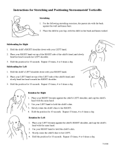 torticollis excersices